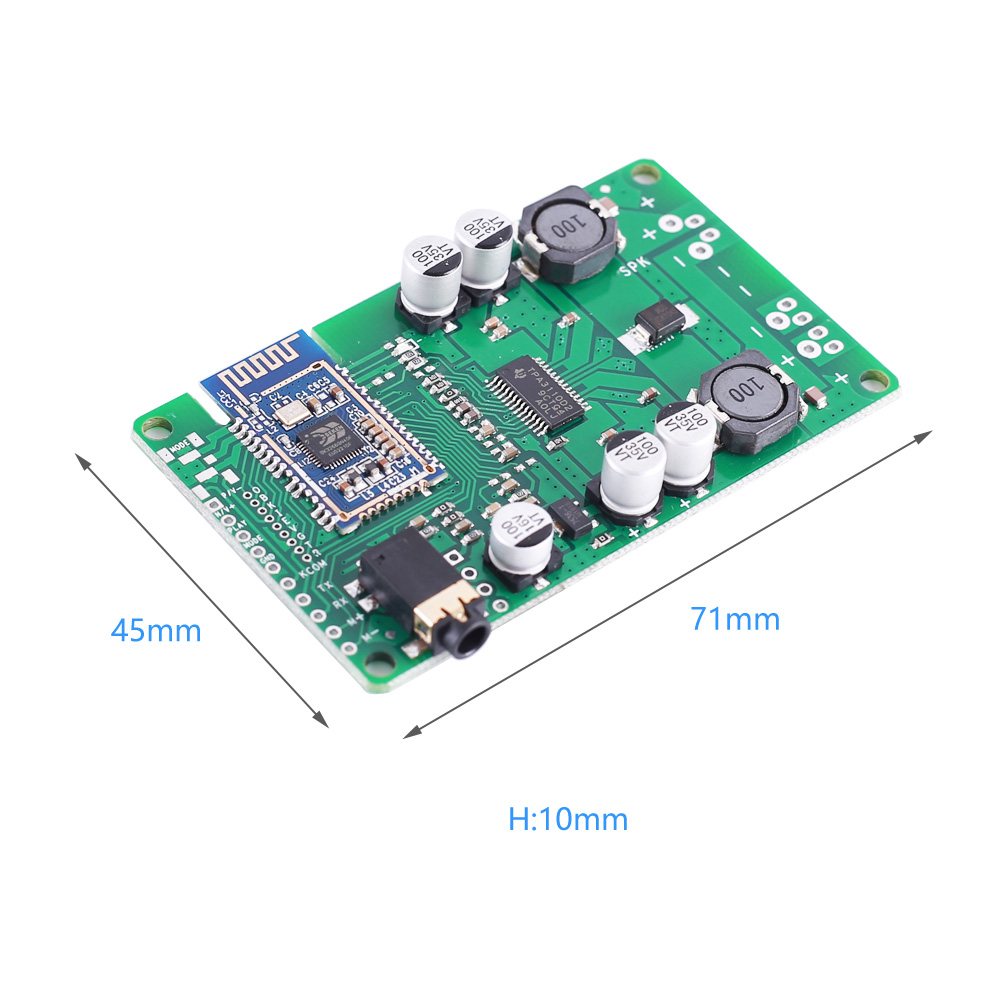 DC 12V 24V BK3266 Bluetooth 5.0 Mono Amplifier Board - Bluetooth MIC